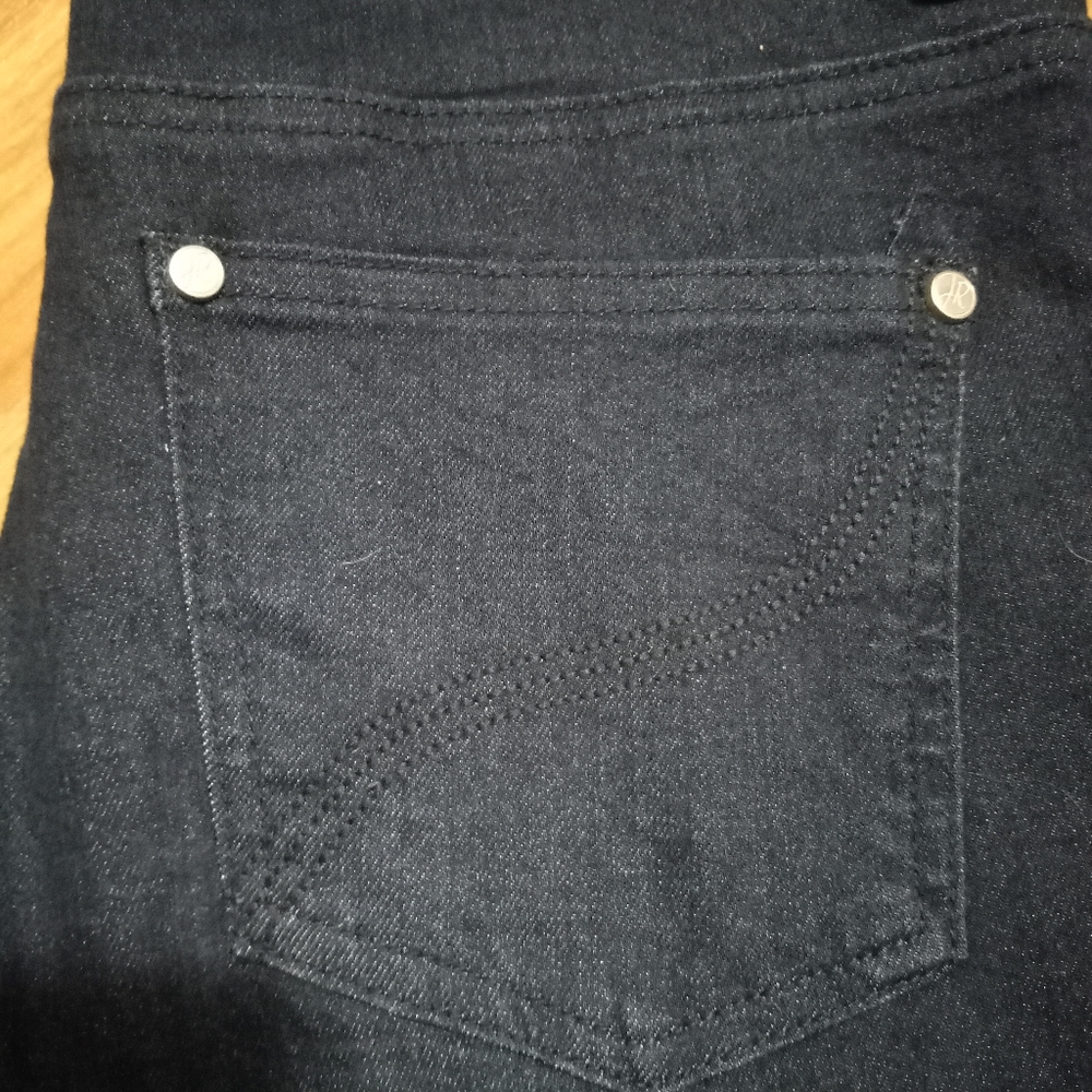 Joseph Ribbkoff 6 Reverse Side Fray Stripe Skinny Stretch Jeans - Picture 3 of 16